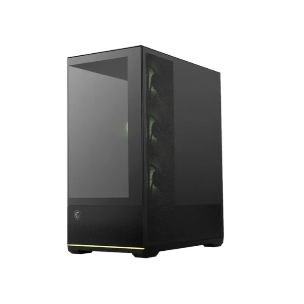 Case MSI Gaming MAG PANO 110R PZ - Mid Tower - ATX/Micro-ATX/Mini-ITX - 4x Fan 120mm ARGB - Vidrio Templado Panorámico 270° - USB Type-C - Negro - 306-7G28R21-JA4