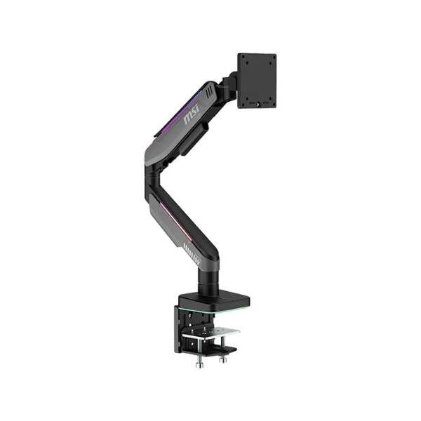 Base de Monitor MSI MPG MT201R V2 - Brazo Soporte con Resorte a Gas - 17" a 49" - Hasta 20kg - VESA 75x75/100x100mm - RGB - Plata - 306-3BA9560-LAX