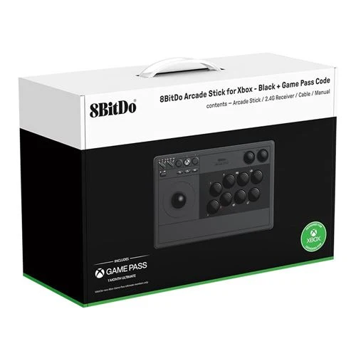 Control 8Bitdo Arcade Stick for Xbox Negro