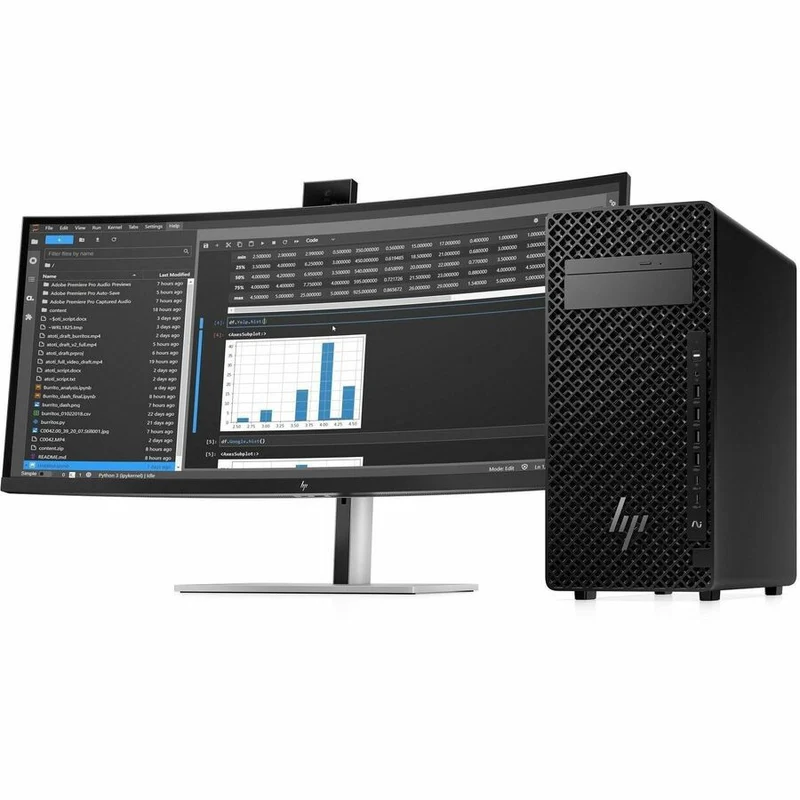 Workstation HP Z, Intel Core Ultra 7 265 20 Núcleos, 32GB DDR5, 1 TB SSD, RTX™ A400, BN5J4UT#ABA