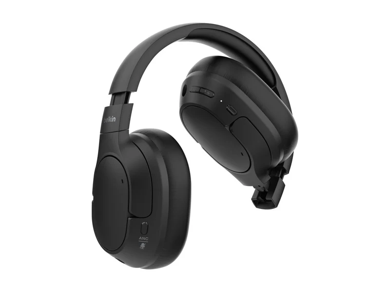 Audífonos Belkin SoundForm Isolate Noise Cancelling Over-Ear Headphones, Black
