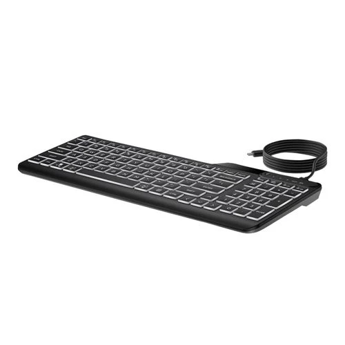Teclado HP 400 Backlit Wired Keyboard Negro