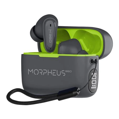Audífonos Morpheus 360 Nemesis True Wireless Bluetooth Earbuds Gris