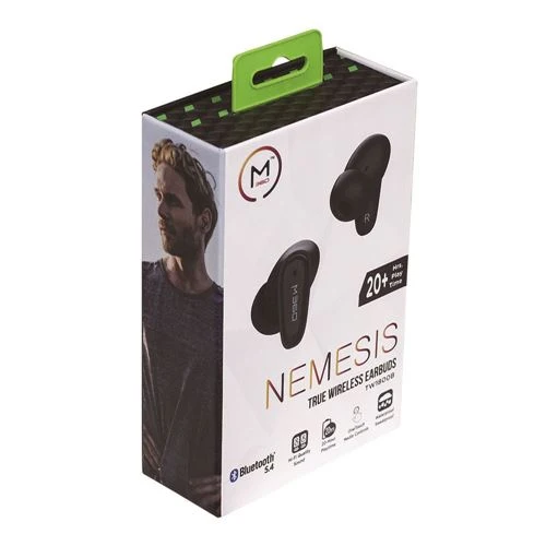 Audífonos Morpheus 360 Nemesis True Wireless Bluetooth Earbuds Gris
