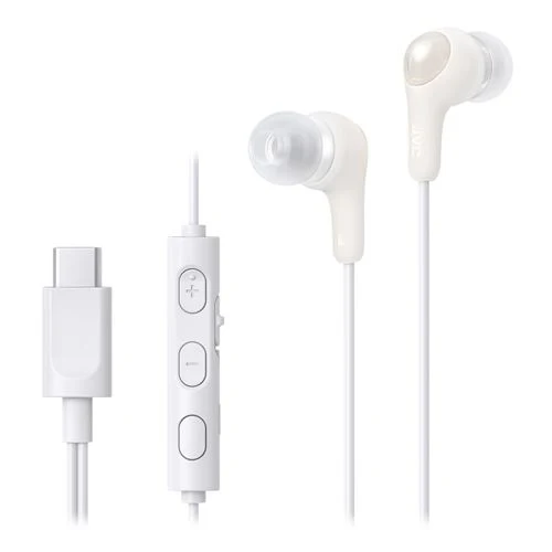 Audífonos JVC Gumy Connect Wired Headphones Blanco