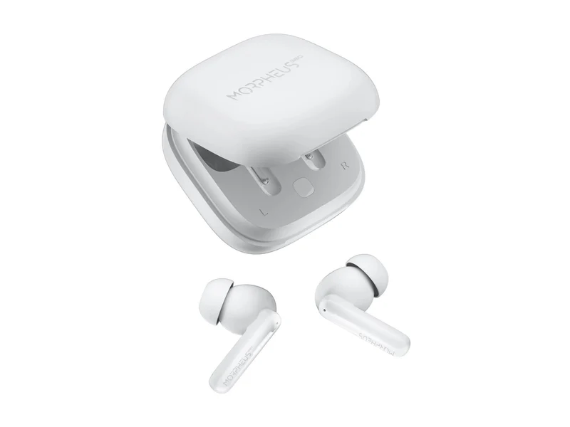 Audífonos Morpheus 360 Nemesis TW1800 Bluetooth True Wireless Earbuds, White