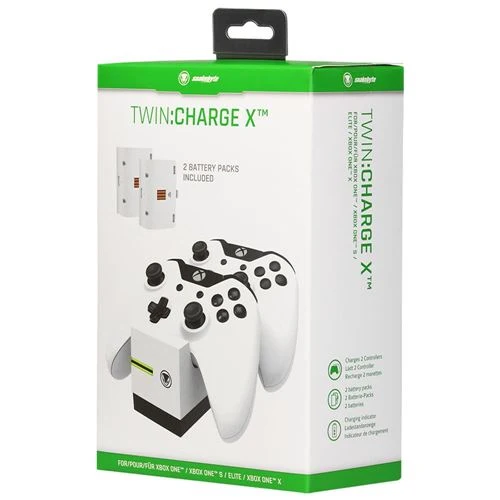 Accesorio Snakebyte Twin Charge X for Xbox One Blanco