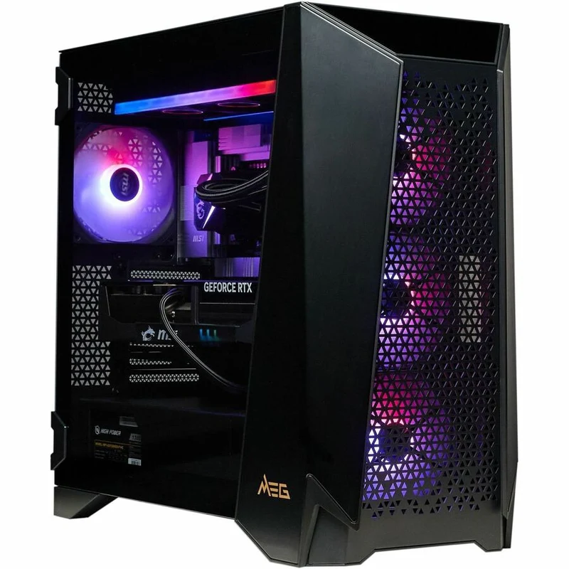 Computador de Escritorio MSI Infinite ZS Infinite ZS 9NVZ-2261US, AMD Ryzen 9 9950X3D, 32GB DDR5, AMD Ryzen R9-9950X3D, GeForce RTX 5090, 32GB DDR5, 2TB NVMe SSD, Liquid, GeForce RTX 5090
