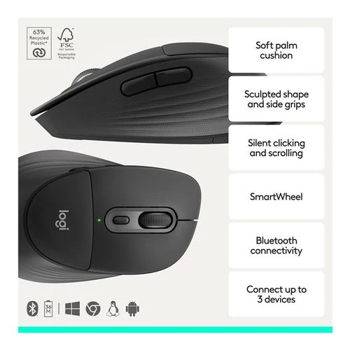 Combo Teclado y Mouse Logitech MK880 Comfort Plus