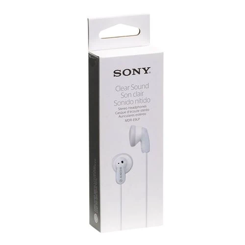 Audífonos Sony MDR-E9LP Stereo Wired Earbuds Blanco