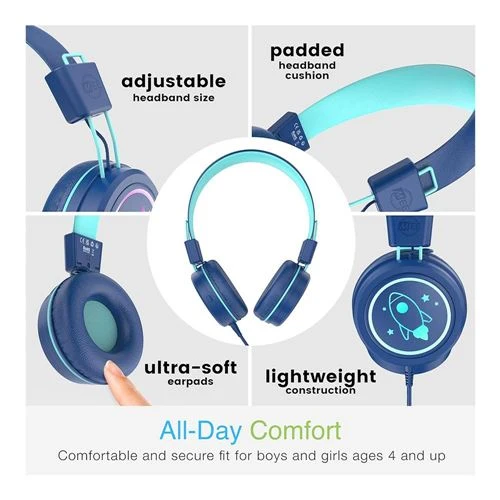 Audífonos MEE Audio KidJamz Safe Listening Headphones Azul