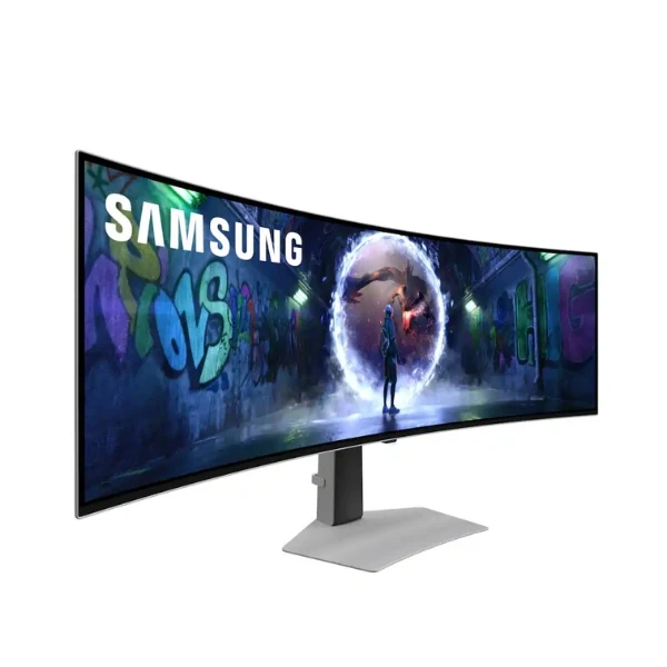 Monitor Samsung Odyssey OLED G9 G93SD LS49DG934SNXGO - 49" Curvo Dual QHD - (5120 x 1440) OLED - 240 Hz - Silver