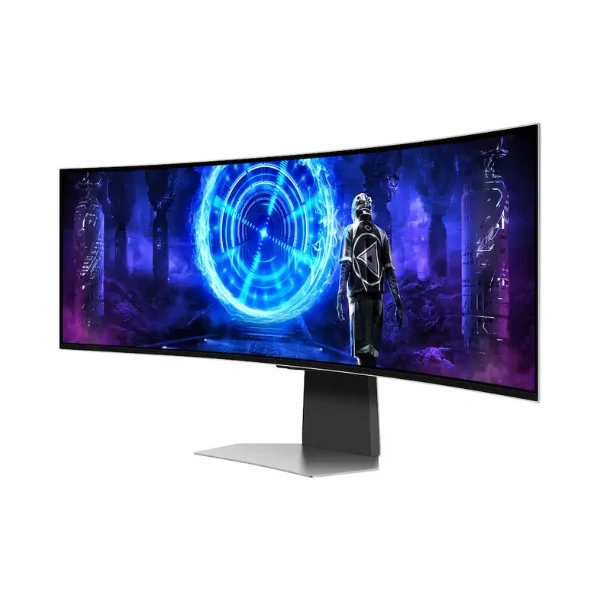 Monitor Samsung Odyssey OLED G9 LS49DG956SNXGO - 49" Curvo Dual QHD - (5120 x 1440) OLED - 240 Hz - Silver