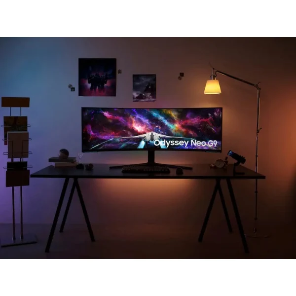 Monitor Samsung Odyssey Neo G9 LS57CG952NNXZA - 57" Curvo Dual 4K UHD - (7680 x 2160) VA - 240 Hz - Black