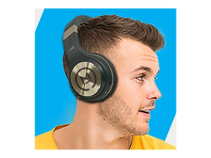 Audífonos Morpheus 360 Serenity Binaural Wireless Headphones, Black, Gold