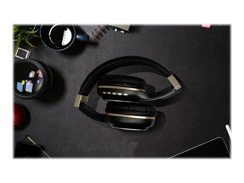 Audífonos Morpheus 360 Serenity Binaural Wireless Headphones, Black, Gold