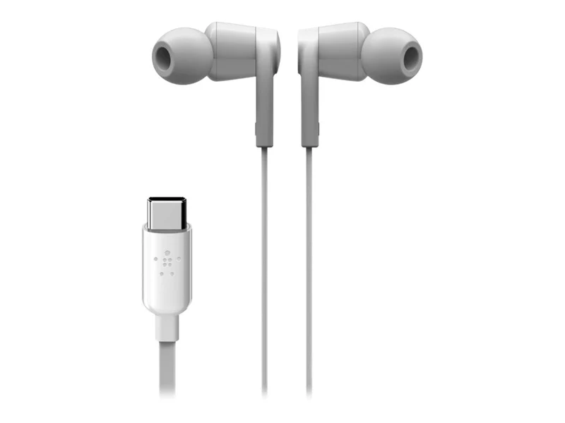 Audífonos Belkin SoundForm Wired Earbuds, White