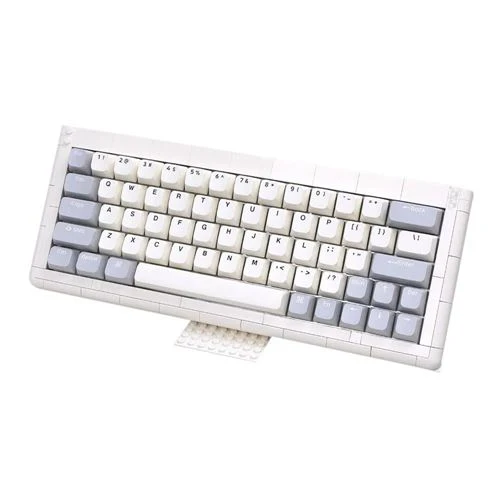Teclado KBDcraft 01 Adam 60% Brick-Built Wired Keyboard Blanco