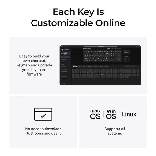 Teclado Keychron Q6 Ultra RGB Knob Version 8K Wireless Mechanical Keyboard Negro