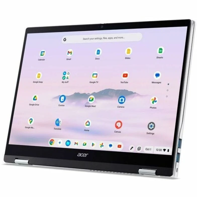 Laptop Acer Chromebook Plus Spin 514 CPE584-1N-K10U, MediaTek Kompanio Ultra 910 MT8196GZ/NZB 8 Núcleos, 12GB, 64 GB SSD