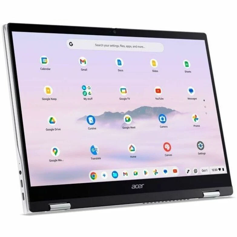 Laptop Acer Chromebook Plus Spin 514 CPE584-1N-K10U, MediaTek Kompanio Ultra 910 MT8196GZ/NZB 8 Núcleos, 12GB, 64 GB SSD