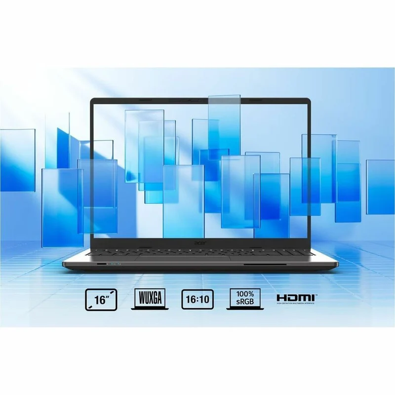 Laptop Acer TravelMate P2 16 AI TMP216-52-54LC, Intel Core Ultra 6 Núcleos, 16GB, 512 GB