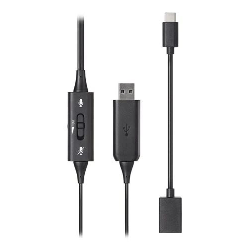 Audífonos Audio-Technica ATH-101USB Work From Home USB Headset Negro