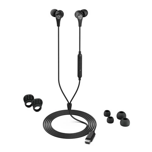 Audífonos JLab JBuds Pro USB-C Wired Earbuds Negro