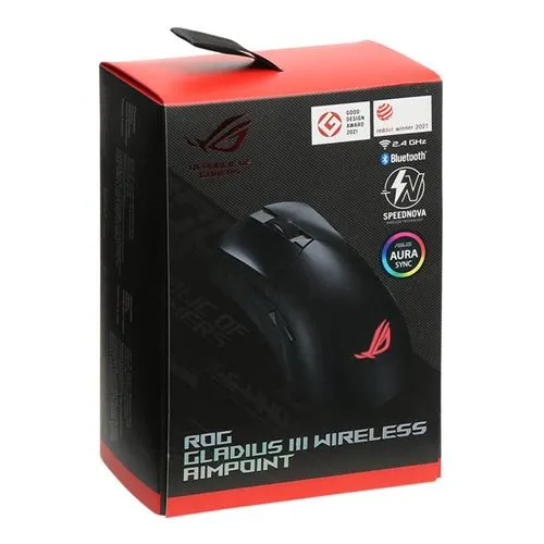 Mouse ASUS ROG Gladius III Wireless AimPoint Gaming Mouse
