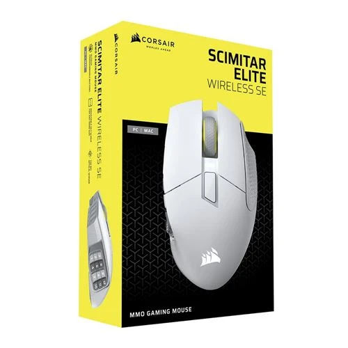 Mouse Corsair Scimitar Elite Wireless SE Gaming Mouse Blanco