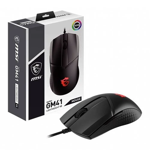 Mouse MSI Clutch GM41 Lightweight V2 RGB Wired Gaming Mouse