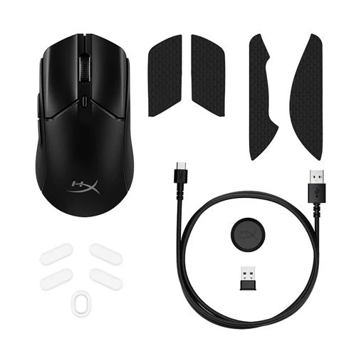 Mouse HyperX Pulsefire Haste 2 Ultra-Light Wireless Gaming Mouse (Black) Negro