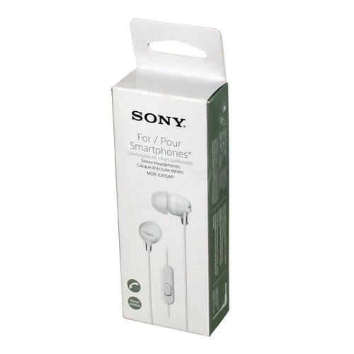 Audífonos Sony MDR-EX15AP EX Earbuds Blanco
