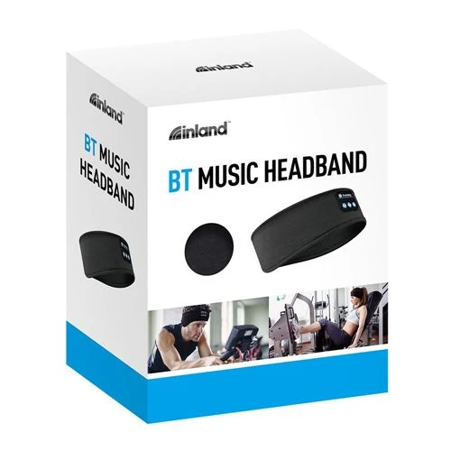 Audífonos Microcenter Wireless Bluetooth Sleep Headband Headphones Gris