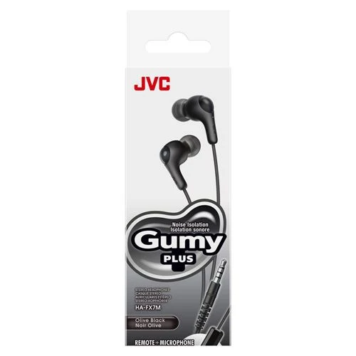 Audífonos JVC Gumy Plus Wired Earbuds Negro