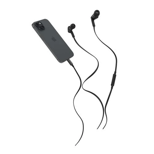 Audífonos Belkin SoundForm USB-C Wired Earbuds Negro