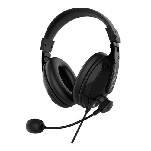 Audífonos Morpheus 360 Deluxe Multimedia Stereo USB Headset Negro