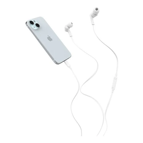 Audífonos Belkin SoundForm USB Type-C Wired Earbuds Blanco
