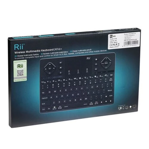 Teclado Riitek Wireless Multimedia Keyboard K16