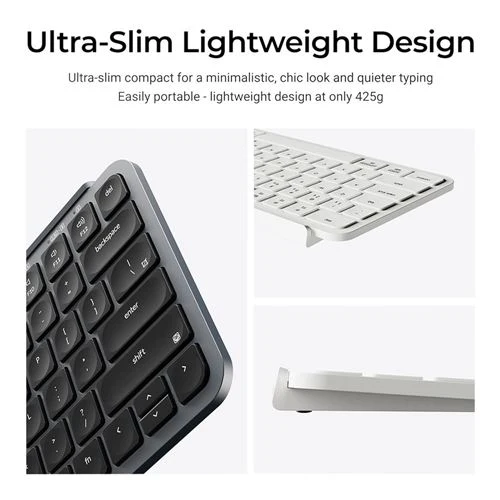 Teclado Keychron B1 Pro Wireless Scissor Keyboard Gris