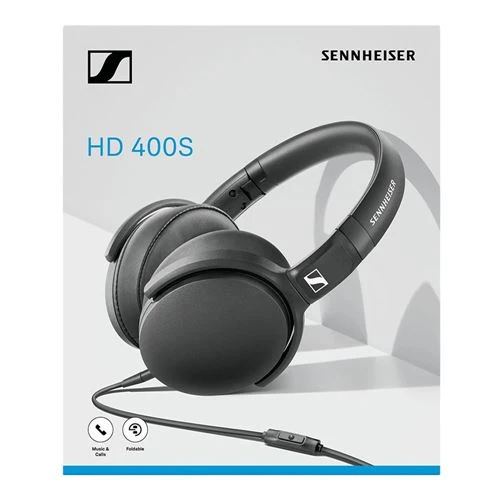 Audífonos Sennheiser HD 400S Closed Back Wired Headphones Negro