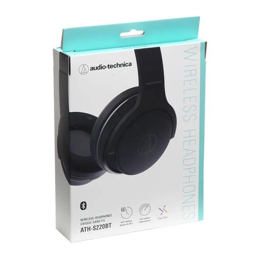 Audífonos Audio-Technica ATH-S220BT Wireless Bluetooth Headphones Negro