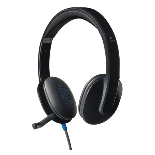 Audífonos Logitech USB H540 Wired Headset Negro