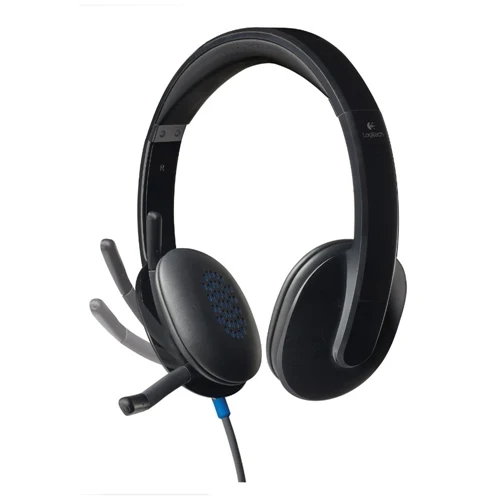 Audífonos Logitech USB H540 Wired Headset Negro