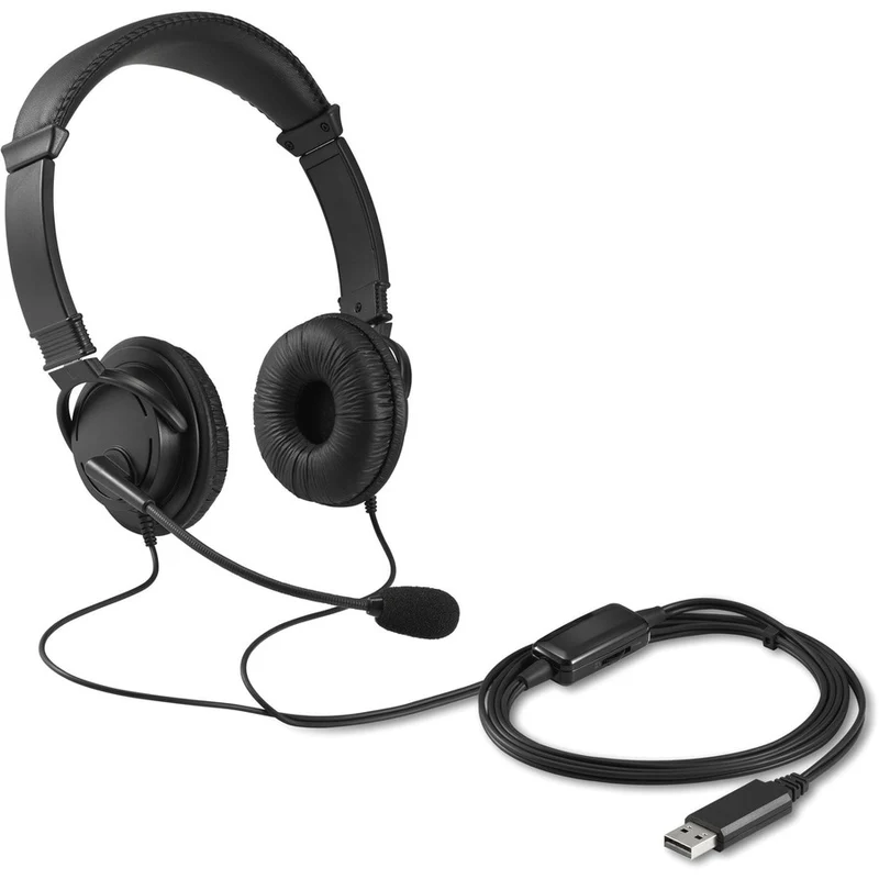 Audífonos Kensington Classic Headset, Black, K33065WW