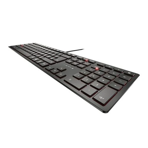 Teclado Cherry KC 6000 SLIM JK-1600EU-2 Wired Slim Keyboard Negro