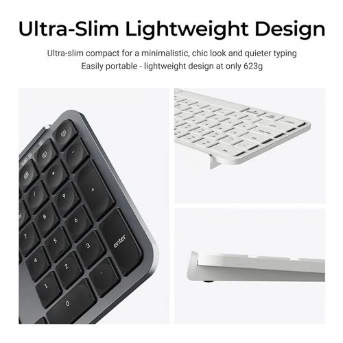 Teclado Keychron B6 Pro Wireless Scissor Keyboard Blanco