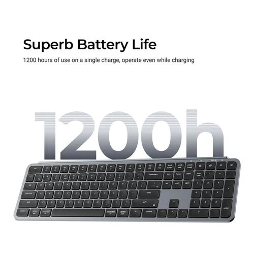 Teclado Keychron B6 Pro Wireless Scissor Keyboard Blanco