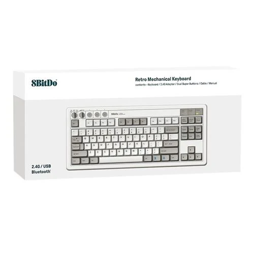 Teclado 8Bitdo Wireless Retro Mechanical Keyboard