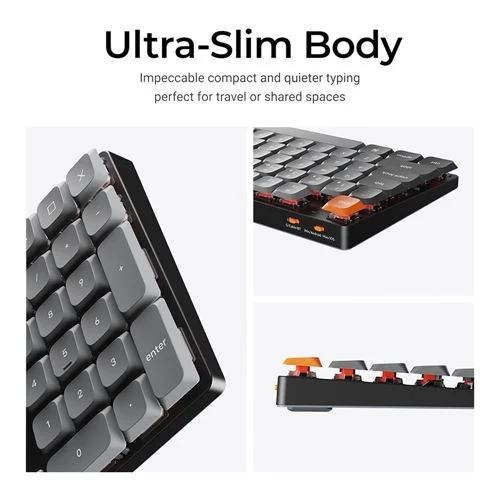 Teclado Keychron K5 Max Swappable Gateron RGB Backlight Brown Switch Keyboard